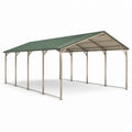 Carport aus verzinktem Stahl Grün 600x300x240cm