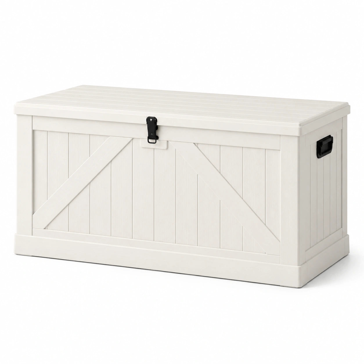 Gartenbox aus Polypropylen, Beige, 120x45x60 cm