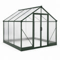 Gewächshaus Aluminiumrahmen Polycarbonatplatten 250x190x195cm